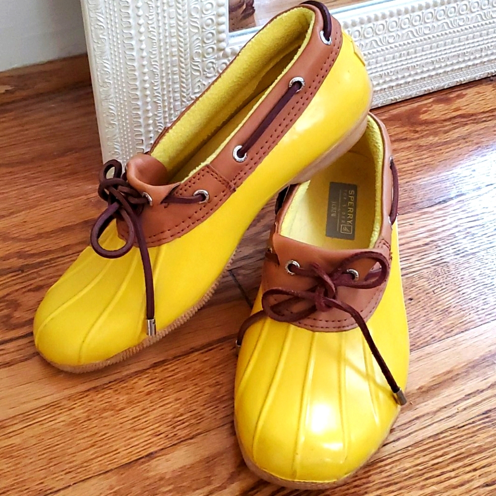 Sperry for J. Crew Cormorant Rain Flat